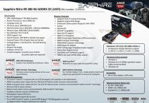 Sapphire NITRO R9 380X 4G GDDR5, especificaciones confirmadas