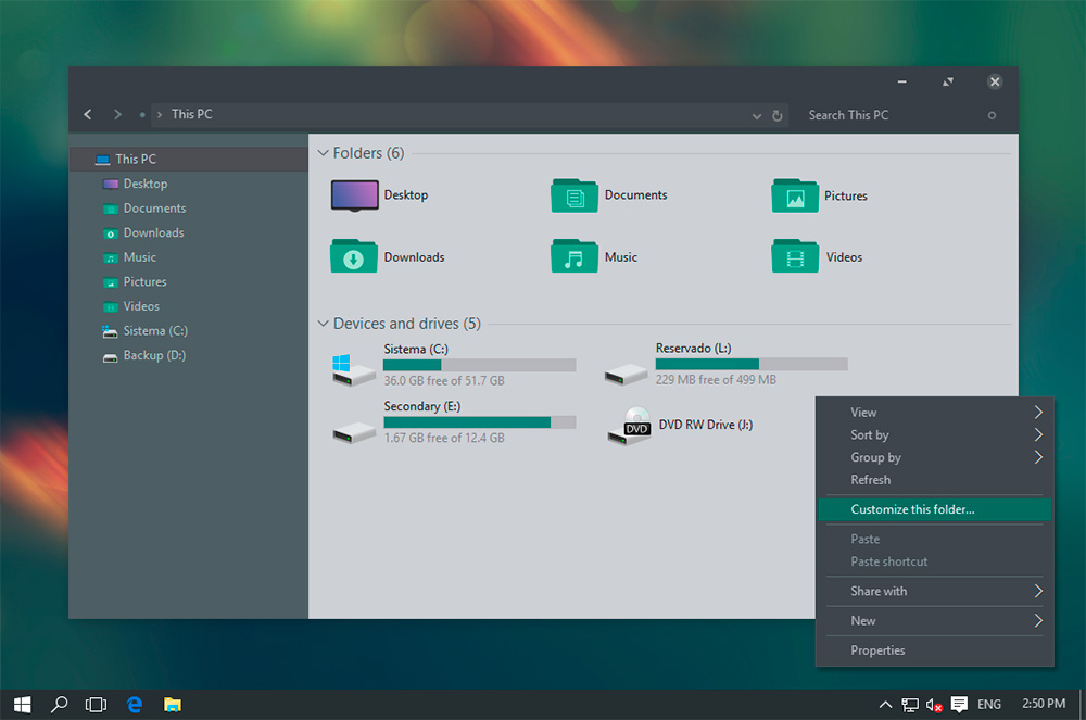 Ades Theme Windows 10